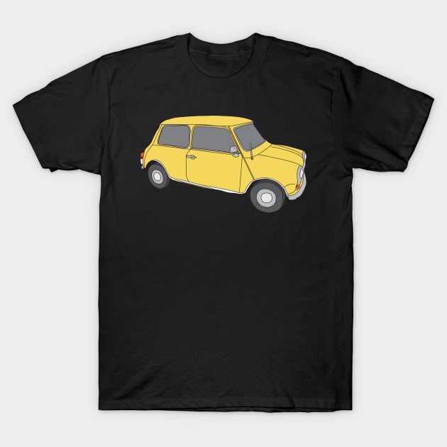 Yellow Mini - 1978 T-Shirt by 4amStudio